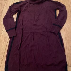 Artisan NY purple turtleneck long sleeve tunic oversized sweater size small